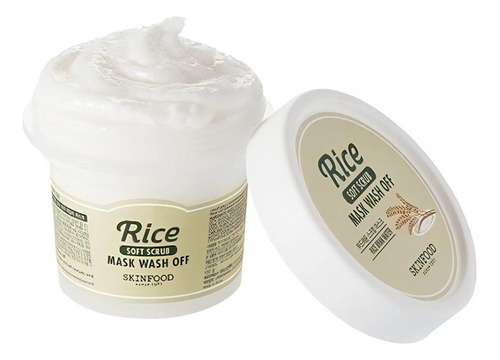 Mascarilla facial para piel Skinfood Rice Mask Wash Off 100g y 100mL