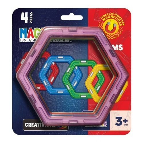 Bloques Magnific Forms 4 Piezas Hexagonos