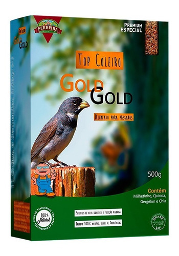 Top Coleiro Gold 500 Gramas