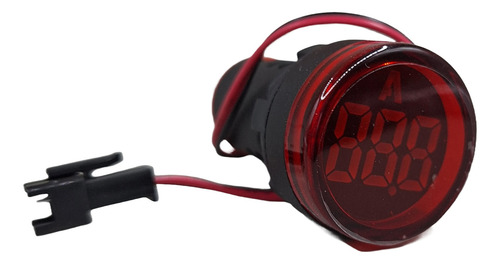 Amperímetro Rojo Led 0-100a 22mm