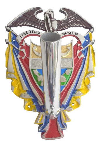 Imagen 2 de 2 de Soporte Bandera Escudo Colombia