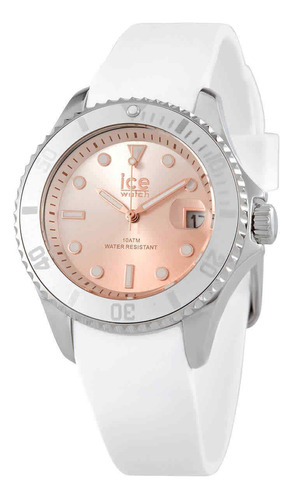 Reloj Ice Watch 020369 Unisex Esfera Rosa Banda Blanca