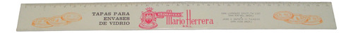 Regla De Chapa Retro ( Años 60 / 70 ) (Usado)