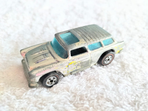 55 Alive Chevy Nomad Red Line Hot Wheels Hong Kong 1969, D36