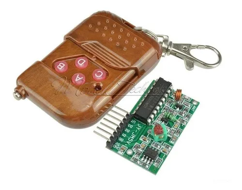Control Remoto 4 Canales 433mhz Ic2262 / 2272 Para Arduino