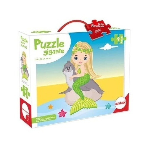 Antex 3041 Puzzle 9 Pz Sirena Verde Milouhobbies