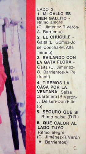 Carlitos La Mona Jiménez - De Punta A Punta Vinilo Cuarteto Estándar
