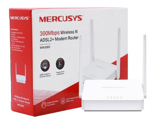 Modem Router Mercusys Adsl2+ Wifi Cantv 2 Antenas