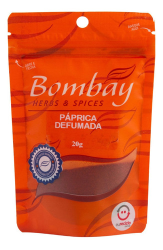 Páprica Defumada Bombay Herbs & Spices Pouch 20g