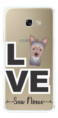 Capinha Compatível Yorkshire Terrier Com Nome - Samsung