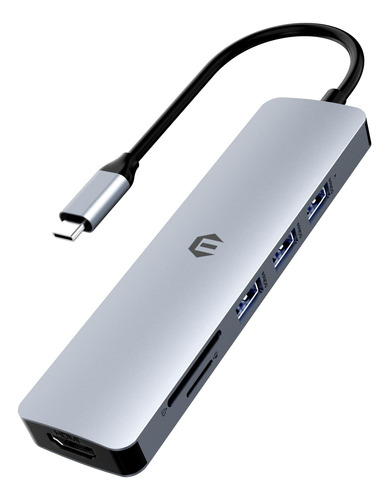 Estacion Acoplamiento Usb C 6 1 3.0 5 Gpbs Lector Tarjeta Sd