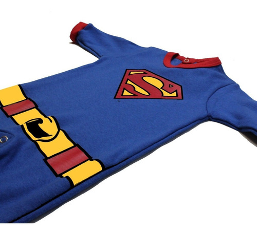 Imagen 3 de 4 de Mameluco Superman Disfraz Original Ropa De Bebe