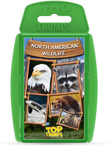 Juego De Cartas North American Wildlife Top Trumps