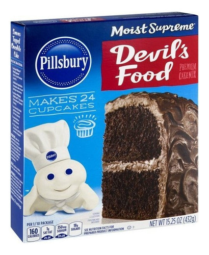 Harina Pillsbury Pastel Chocolate Devils Food 432grs.