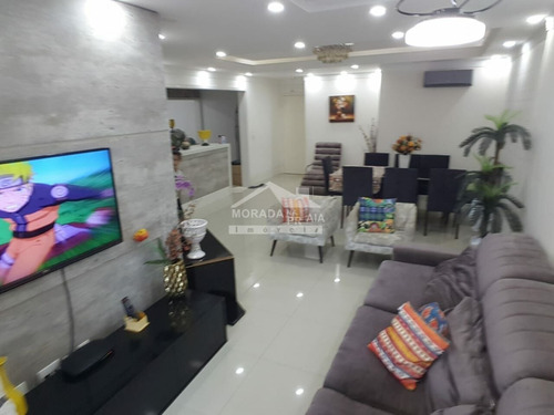Imagem 10 de 30 de Apartamento Em Vila Guilhermina, Praia Grande/sp De 157m² 4 Quartos À Venda Por R$ 750.000,00 - Ap1911965-s