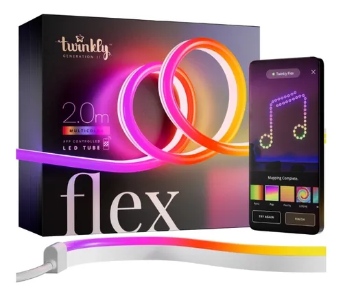 Tubo Flexible Led Flex 2m Smart Mapeable Twinkly Wifi/bt