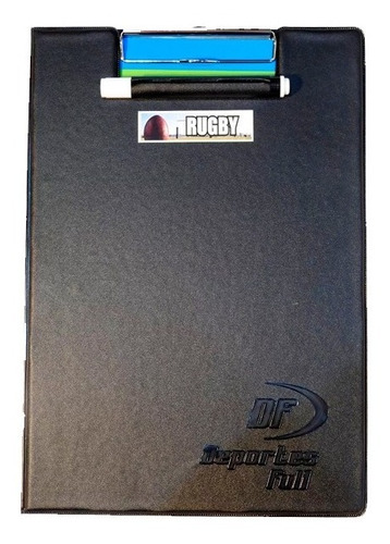 Imagen 3 de 5 de Pizarra Rugby Magnetica! Carpeta + Pizarra Doble + Fibron Df