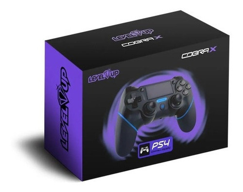 Imagen 5 de 5 de Joystick Level Up Cobra X PS4 / PS3 / PC negro y azul
