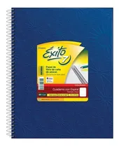 Comprar Cuaderno Tapa Dura N7 Con Espiral 60h Rayado Exito Azul