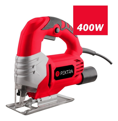 Imagen 2 de 8 de Sierra Caladora Pektra Variable 400w 2800rpm Madera Acero