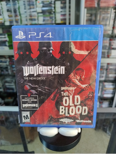 Wolfenstein New Order + Old Blood - Ps4 Play Station 