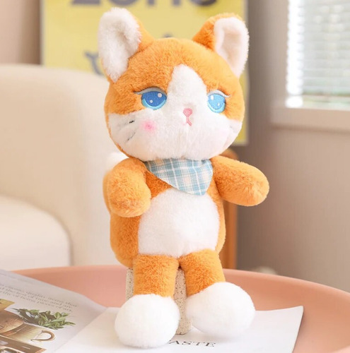 Peluche Gato Kawaii Regalo Abrazable Para Niños