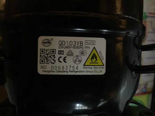 Compresor R600a Nuevo 1/6+ Hp Para Refrigeradora Congeladora