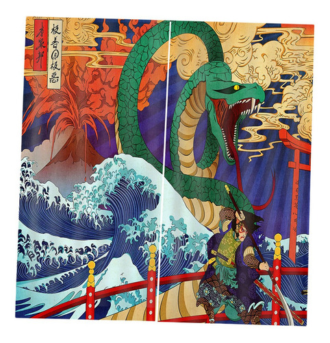 2 Peças / Painéis Decorativos Japoneses Estilo Ukiyoe