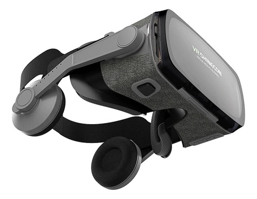 Óculos Vr Realidade Virtual 3d Shinecon 9.0 Fone E Controle