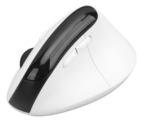 Mouse Vertical Branco Branco Sem Fio Com Design Ergonômico D