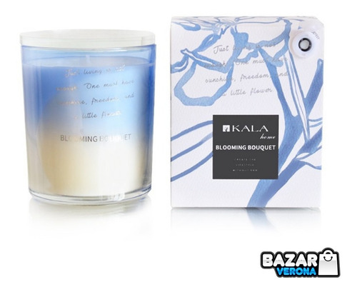 Velas Aromáticas Vidrio Deco Bouquet