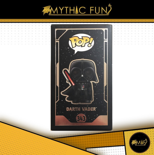 Funko Pop Star Wars - Darth Vader 343 Luz Y Sonido (Usado)