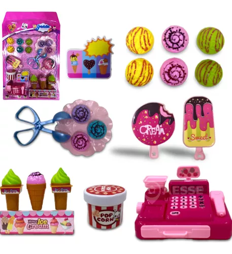 Toyvian 2 Unidades Brinquedos De Sorvete Lembrancinha Para Festa Infantil  Pá De Sorvete Lembrancinhas De Festa Sorvete Crianças Empilhando Brinquedos  Filho Faz De Conta Empilhar