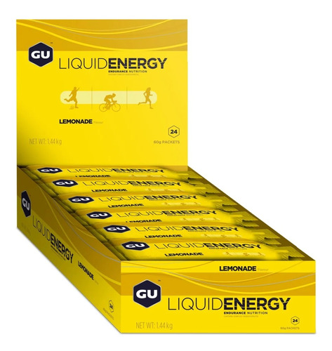 Pack Gel Gu X 6 Liquid Liquido Energy Ciclismo Running Avant Sabor Lemonade