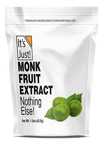 Jarabe It's Just - 100% Monkfruit Extract Powder, Keto Frien