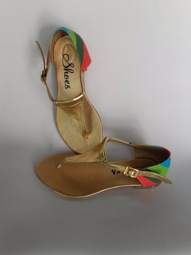 Sandalia Para Mujer Elegante Calzado Colores  Envío Gratis