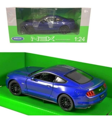 Imagen 6 de 8 de Auto Colección Welly Ford Mustang Gt 2015 Esc 1/24 La Plata