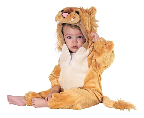 Dress Up America Disfraz de león para bebés - Mameluco de león de Halloween  para niños pequeños