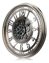 Comprar Reloj De Pared Grande Con Engranajes Móviles Reales,