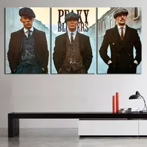 Comprar Cuadros Tripticos Modernos Peaky Blinders (120x60 Cm)