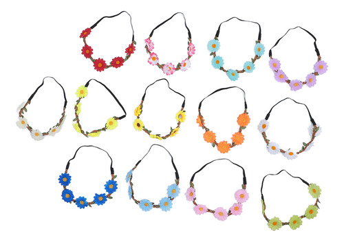 Corona De 13 Diademas Con Forma De Corona De Flores De Giras