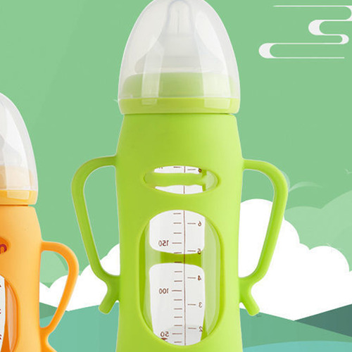 Botella De Leche, Funda Para Biberón, Botella De Vidrio,