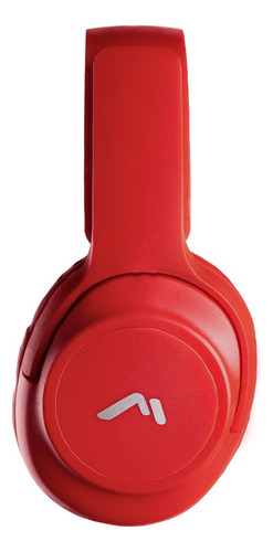 Audífonos Diadema Mitzu Con Aislante Ergonómicos Mh-5029 Color Rojo