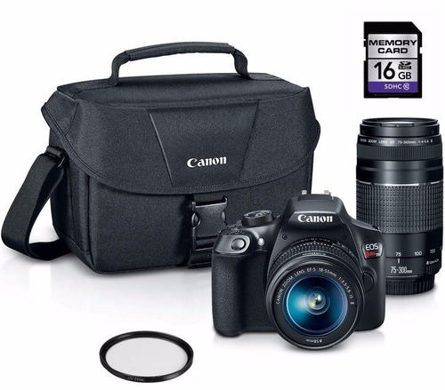 Canon T6 Premium Kit. 2 Lentes + 16gb + Filtro Uv + Bolso