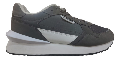 Tenis Ozono Casual Para Caballero Modelo 600801 Gris