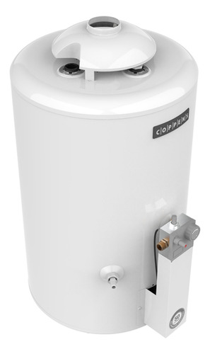 Termotanque Mgas 050l Col/pie C/sup Tt50 Coppens Blanco