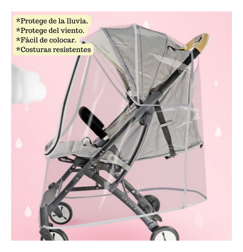 Cobertor Cubre Lluvia Viento Cochecito Universal Bebe