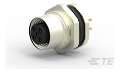 Te Amp T4141012051-000 Connector,rear Mounting,5-pole,a Dde