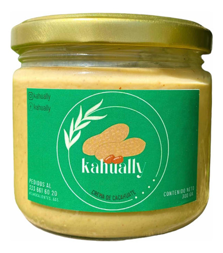 Crema De Cacahuate Kahually