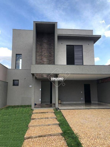 Imagem 1 de 16 de Sobrado Com 3 Dormitórios À Venda, 242 M² - Cond. Santiago - Bonfim Paulista - Ribeirão Preto/sp - So0595